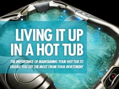 Living It Up In A Hot Tub