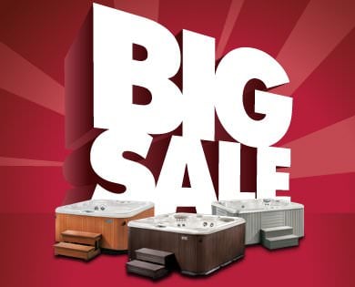Our Big Hot Tub Sale is on Now!